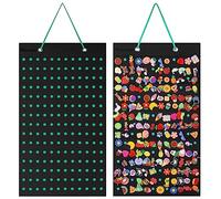 PACMAXI Hanging Shoe Charm Holder with 180 Holes, Wall Mounted Display Organizer for Shoe Charms