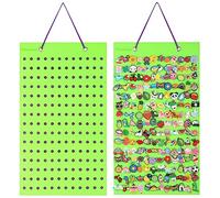 PACMAXI Schuh-Charms-Organizer, hängender Schuh-Charm-Halter mit 150 Löchern, Krokodil-Charms-Anhänger, zur Wandmontage für Schuhanhänger (Krokodil-Anhänger nicht im Lieferumfang enthalten)