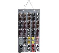 PACMAXI Sunglasses Storage Organizer, Wall Pocket Mounted by Sunglasses, Hanging Eyeglasses Storage Holder, Eyewear Display.