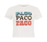 Paco Graphic Tee - female - Rabanne - T-Shirts - White - S - Tops S