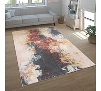 Paco Home Area Rugs Livingroom Short Pile Large Rug Bedroom Modern Abstract Pattern Vintage, Size:160x220 cm, Colour:Multicolored