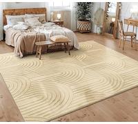 Paco Home Area Rugs Livingroom Short Pile Large Rug Bedroom Scandi Pattern Aztec Pattern Geometric Pattern, Size:80x150 cm, Colour:Beige 4