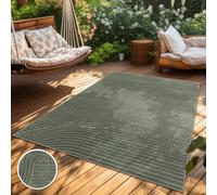 Paco Home Area Rugs Livingroom Short Pile Large Rug Bedroom Scandi Pattern Aztec Pattern Monochrome, Size:80x250 cm, Colour:Green