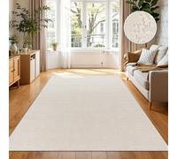 Paco Home Area Rugs Livingroom Short Pile Large Rug Bedroom Scandi Pattern Aztec Pattern Monochrome Cream, Size:240x340 cm, Colour:Cream 9