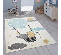 Paco Home Children's Rug Child's Room Girls Boys Various Motifs And Sizes, Size:200x280 cm, Colour:Cream