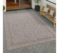 Paco Home In- & Outdoor Rug Garden Kitchen Rug Modern Geometric Pattern Abstract Pattern, Size:120x160 cm, Colour:Nature