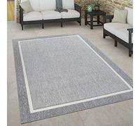 Paco Home Indoor & Outdoor Rug, Terrace And Balcony, Weatherproof Scandinavian Style, Size:200x290 cm, Colour:Grey 2