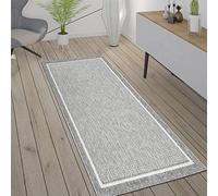 Paco Home Indoor & Outdoor Rug, Terrace And Balcony, Weatherproof Scandinavian Style, Size:80x150 cm, Colour:Grey 2