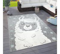 Paco Home Kids Rug Children's Room Outdoor Rug Play Mat Animal Motif Modern 3D, Size:80x150 cm, Colour:Grey 2