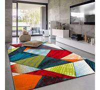 Paco Home Large Rug Short Pile Livingroom Modern Geometric Pattern 3D, Size:240x330 cm, Colour:Multicolored 5