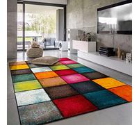 Paco Home Large Rug Short Pile Livingroom Modern Geometric Pattern 3D, Size:80x150 cm, Colour:Multicolored 2