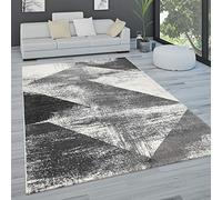 Paco Home Large Rug Short Pile Pastel Vintage Abstract Var. Styles, Size:240x340 cm, Colour:Anthracite