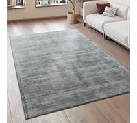 Paco Home Large Rug Vintage Short Pile Handmade 100% Viscose, Size:80x150 cm, Colour:Grey