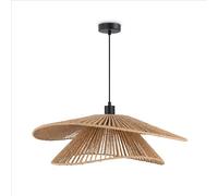 Paco Home LED Pendant Living Room Pendant Lamp Dining Room Hanging Kitchen Lampshade Paper Deco Style Boho E27, Farbe_MuVa:Black, Type of luminaire___Color:Typ 4