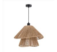 Paco Home LED Pendant Living Room Pendant Lamp Dining Room Pendant Kitchen Lampshade Paper Deco Boho Style E27, Colour:Black, Luminaire Type___Colour:Typ 5