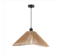 Paco Home LED Pendant Living Room Pendant Lamp Dining Room Pendant Kitchen Lampshade Paper Deco Boho Style E27, Colour:Black, Luminaire Type___Colour:Typ 2