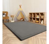 Paco Home Nursery Area Rug Kids Rug For Bedroom Girls Boys Soft Non-slip Modern, Size:160x220 cm, Colour:Grey