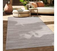 Paco Home Outdoor Rug Kitchen Rug Modern Boho Pattern, Size:200x200 cm square, Colour:Beige 6