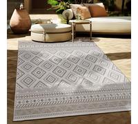 Paco Home Outdoor Rug Kitchen Rug Modern Boho Pattern, Size:80x250 cm, Colour:Beige 2