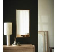 Paco - Mirror in recycled teak, 80 x 40 cm Natural