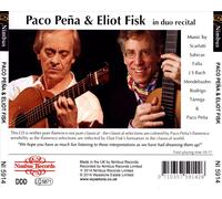 PACO PE¤A & ELIOT FISK IN DUO RECITAL NEW CD