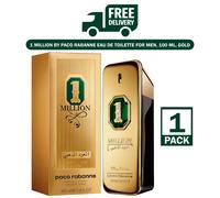Paco Rabanne 1 Million Eau de Toilette 100ml for Men Gold Fragrance