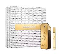 Paco Rabanne 1 Million Eau de Toilette Men's Aftershave Spray (50ml) & Travel Spray (10ml)