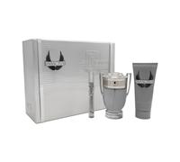 Paco Rabanne Invictus 100ml Eau De Toilette With Travel Spray & Shampoo Gift Set