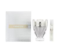 Paco Rabanne Invictus Men's Eau de Toilette 100ml Gift Set FREE P&P