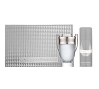 Paco Rabanne Invictus 2 Piece Gift Set For Men (3.4 Ounce Eau Di Toilette Spray / 5.1 Deodorant Spray)