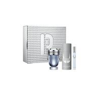 Paco Rabanne Invictus Eau de Toilette Men's Aftershave Gift Set Spray (100ml) with Deodorant & 10ml EDT