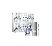 Paco Rabanne Invictus Eau de Toilette Men's Aftershave Gift Set Spray (100ml) with Deodorant & 10ml EDT
