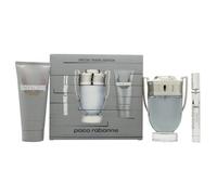 Paco Rabanne Invictus Gift Set 100ml Eau De Toilette + 100ml Shower Gel + Mini 10ml Eau De Toilette