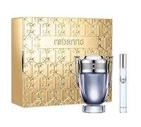 Paco Rabanne Invictus Gift Set 100ml EDT + 10ml Travel Spray for Men | New