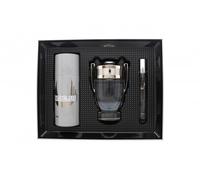 Paco Rabanne Invictus Gift Set 100ml EDT + 150ml Deodorant Spray + 10ml EDT