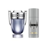 Paco Rabanne Invictus Gift Set 100ml EDT + 150ml Deodorant Spray
