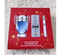 Paco Rabanne Invictus Gift Set EDT 100ml Deodorant 150ml & 10ml EDT Mini Men