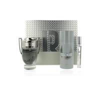 Paco Rabanne Invictus Eau de Toilette Men's Aftershave Gift Set Spray (100ml) with Deodorant & 10ml EDT
