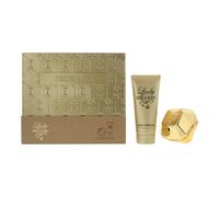Paco Rabanne Lady Million 2 Piece Gift Set: Eau de Parfum 80ml - Body Lotion 100