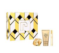 Paco Rabanne Lady Million 50ml Eau De Parfum + 10ml Eau De Parfum Spray + 75ml Body Lotion Gift Set