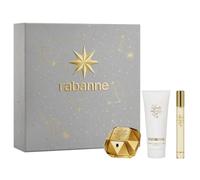 Rabanne Lady Million Eau De Parfum 50ml & Travel Spray 10ml & Body Lotion 100ml Gift Set