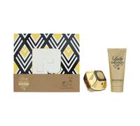 Paco Rabanne Lady Million Fabulous 2 Pc Set: EDP 80ml + Body Lotion 100ml Women