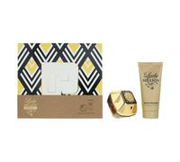 Paco Rabanne Lady Million Fabulous 2 Pc Set: EDP 80ml + Body Lotion 100ml Women