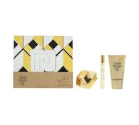 Paco Rabanne Lady Million Set 50Ml Eau De Parfum Spray+Body Loyion75ml+10ml Travel Spray - 1 Set