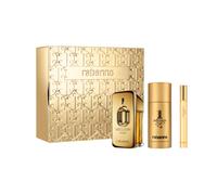 Paco Rabanne Million Gold 50ml Eau De Parfum Gift Set 150ml Deodorant Spray 10ml