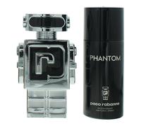 Paco Rabanne Phantom 2 Piece Gift Set: Eau de Toilette 100ml - Deodorant Spray 150ml