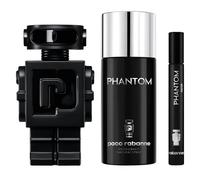 Paco Rabanne Phantom 3-Piece Set for Men (3.4 Oz Parfum + 5.1 Oz Deodorant Spray + 0.33 Oz Parfum Travel Spray)