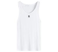 Paco Rabanne Women's Logo Ribbed Vest White