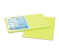 Pacon 103425 - Tru-Ray Construction Paper, 76 lbs., 12 x 18, Brilliant Lime, 50 Sheets/Pack-PAC103425