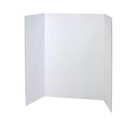 Pacon Presentation Boards, Single Wall, White, 48" x 36", 12 Count